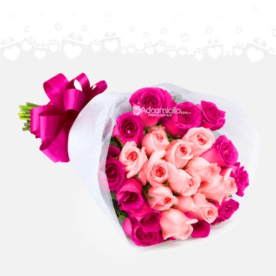 Dia De La Madre 24 Rosas En Ramo Para Mamá A Domicilio En Cali 