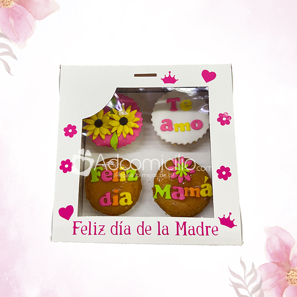 Regalos Caja de Cupcakes Especiales Día de la Madre A Domicilio En Cali