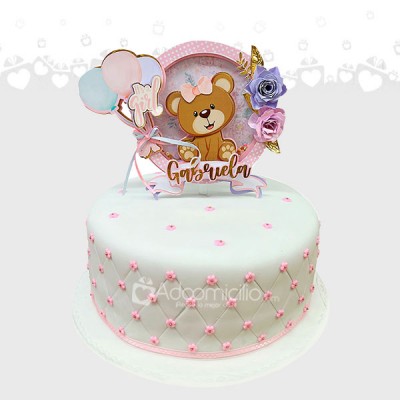 Torta Para Baby Shower Niña A Domicilio En Cali, Pedido Con 3 Días De Anticipación