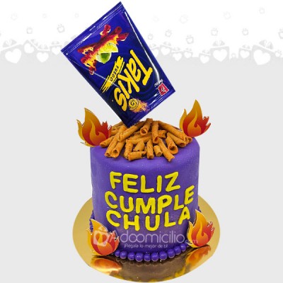 Torta Con Temática De Takis A Domicilio En Cali, Pedido Con 2 Días De Anticipación 