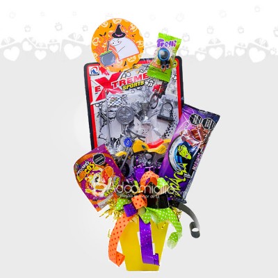 Ancheta De Halloween Con Juguete Y Dulces A Domicilio En Cali 