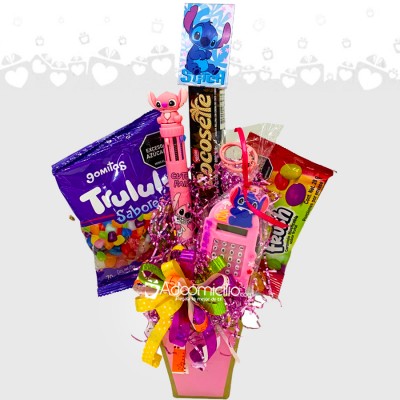 Ancheta Para Mujer Con Temática De Stitch A Domicilio En Cali Pedido Con Un Día De Anticipación 