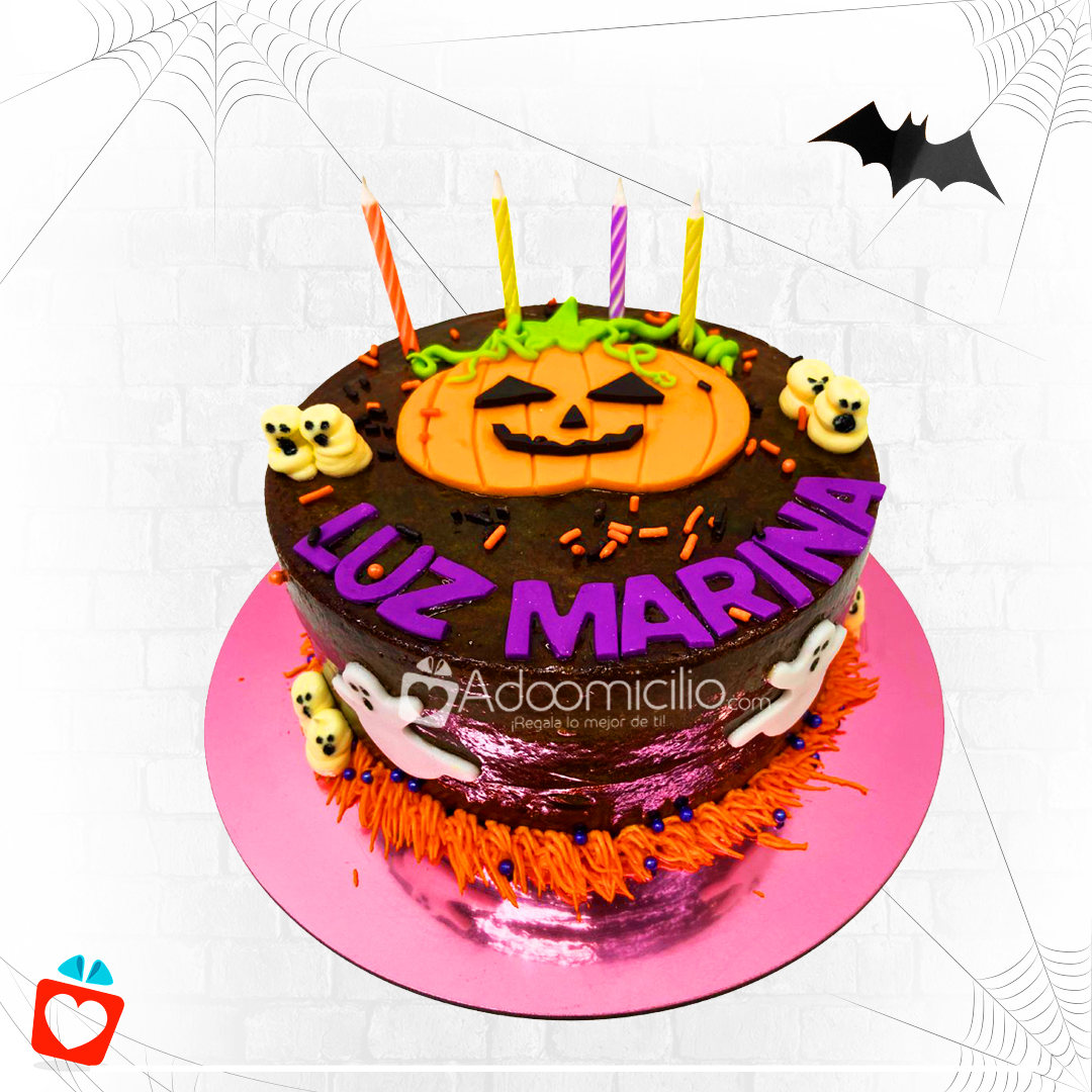 Torta Envinada Para Halloween A Domicilio En Cali Pedido Con Un Día De Anticipación