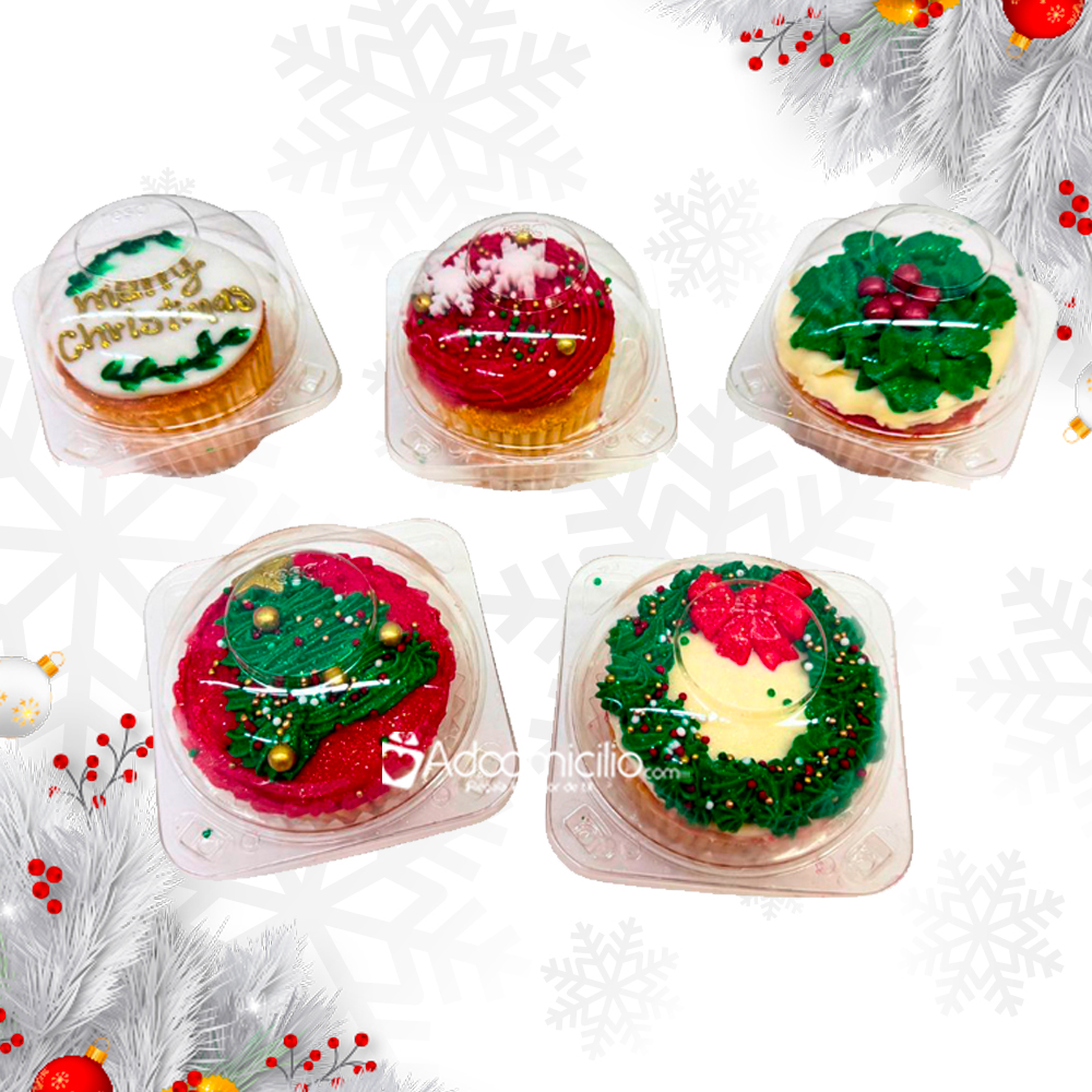 Cupcakes Navideños A Domicilio En Cali Pedido Con Un Día De Anticipación 