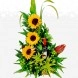 Arreglo Floral Con Girasoles Y Vino A Domicilio En Cali Pedido Con Un Día De Anticipación 