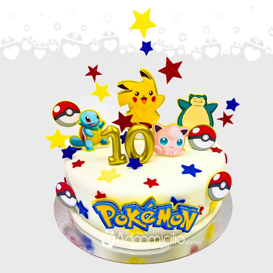 Torta Para Niños Con Temática De Pokémon A Domicilio En Cali Pedido Con 2 Días De Anticipación 