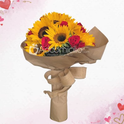 Bouquet Girasoles Para Enamorar Regalos De Amor Y Amistad En Medellin A Domicilio