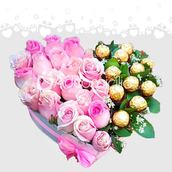 Regalo Para Mamá Con Rosas Y Chocolates A Domicilio En Cali 