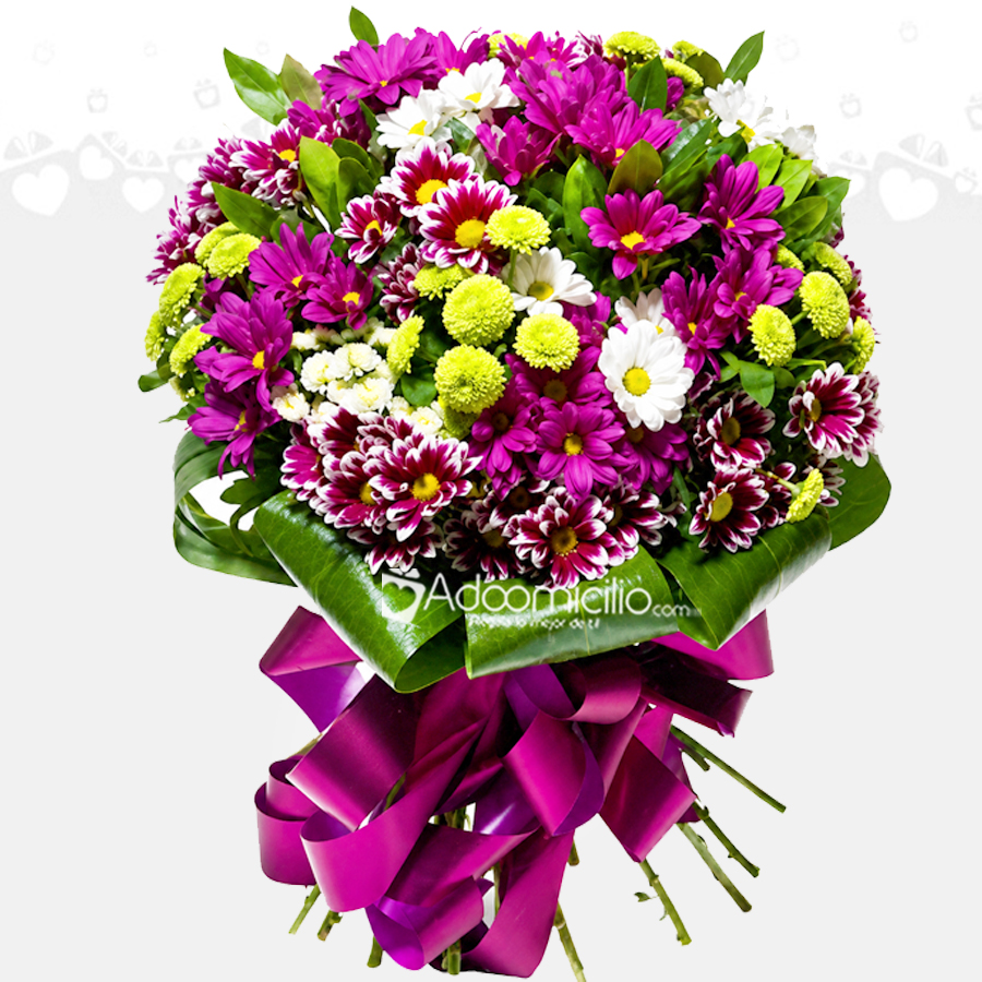 Bouquet De Flores Moradas A Domicilio En Cali 