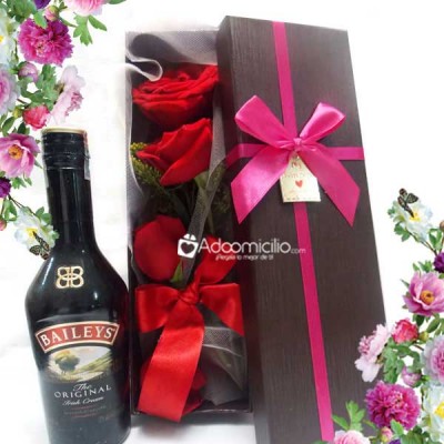 Combo Rosas y Baileys para Mama a domicilio en cali