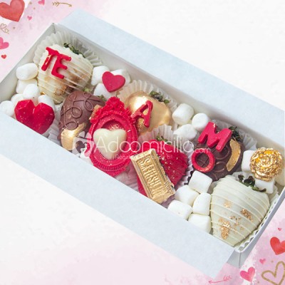 Utópico Caja De Fresas Con Chocolate Regalos De Amor Y Amistad A Domicilio En Medellin Pedido Con Un Dia De Anticipado