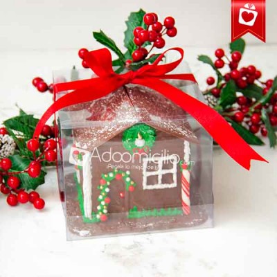 Regalos A Domicilio Casita de Navidad En Chocolate En Medellin Pedido Con 1 Dia De Anticipado