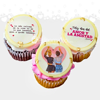 Cupcakes Para Amor Y Amistad X3 A Domicilio En Medellín Pedido Con 1 Día De Anticipación