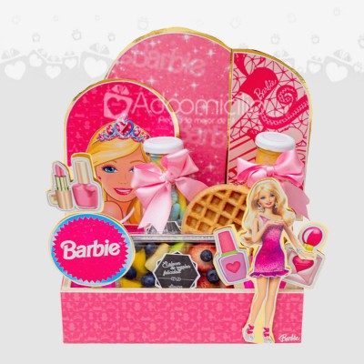 Desayuno Sorpresa Para Niña Tematica Barbie a Domicilio Medellín Pedido Con Un Dia De Anticipación 