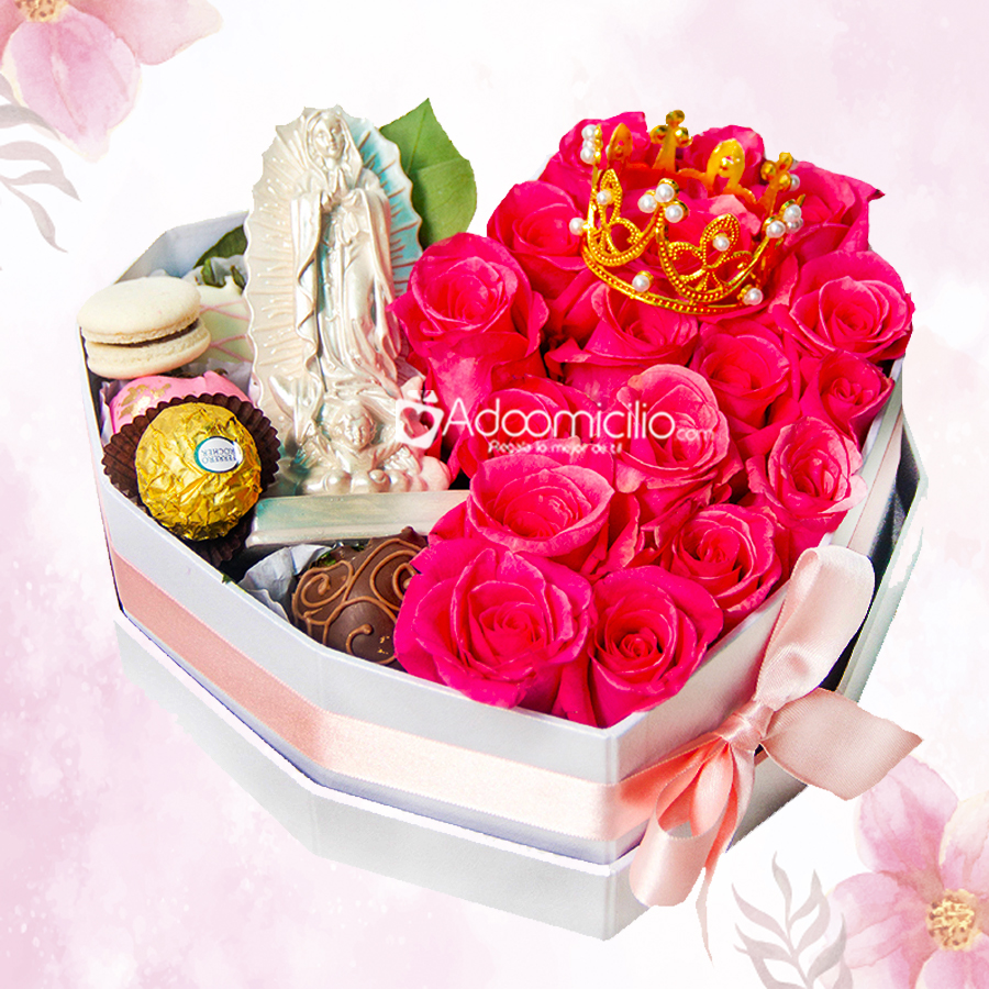 Virgen Y Rosas Para El Día De Las Madres A Domicilio En Medellín Pedido Con Un Día De Anticipación 