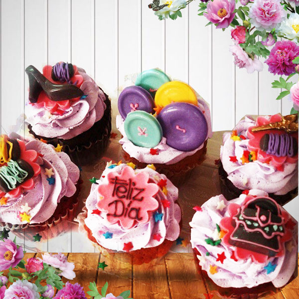 Cupcakes de Regalo  dia de la mujer Medellin x 6 Pedido con 1 dia anticipado 
