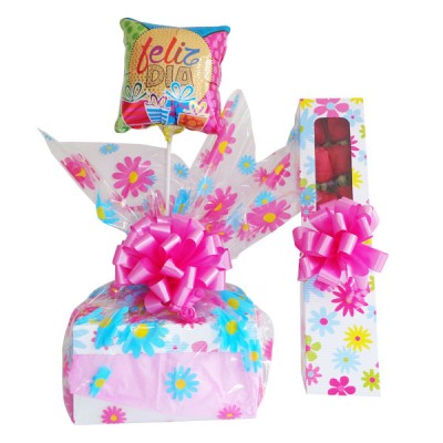 Desayunos sorpresa Cali Desayuno y  Caja de Rosas x 6 a domicilio Pedido con 1 dia anticipado