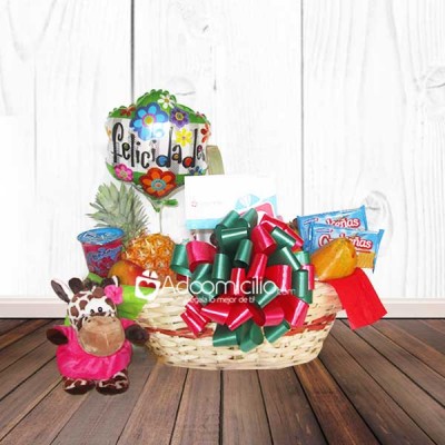 Regalos día de la mujer en Cali Ancheta de Frutas Pedido con 1 día anticipado 
