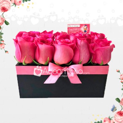 Arreglos Flores Para El Dia De La Madre Caja De Rosas Diva A Domicilio En Cali Pedido Con Un Dia De Anticipación 