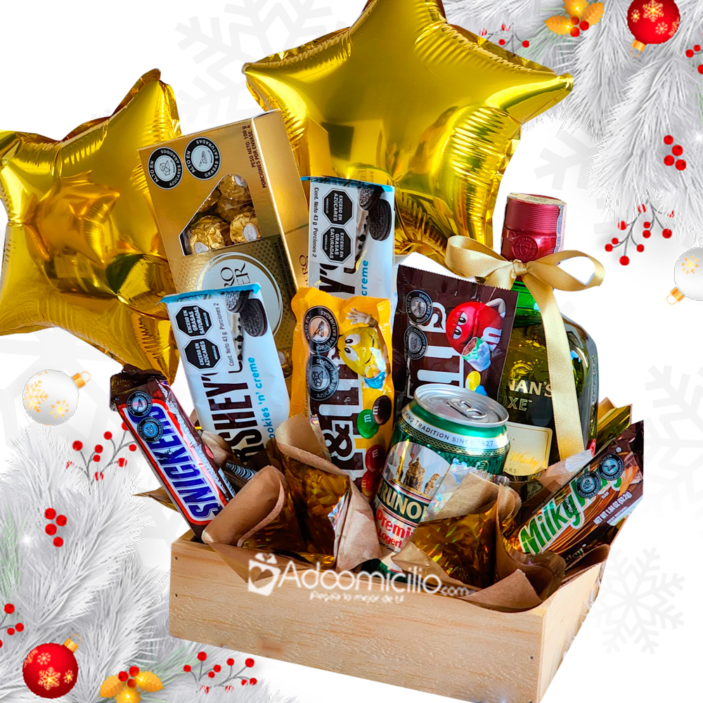 Ancheta Con Licor Para Navidad A Domicilio En Bogotá Pedido Con Un Día De Anticipación 