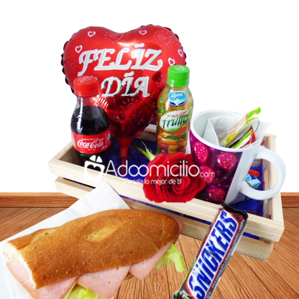 Regalos san Valentín Bogotá  Desayuno San Valentin Junior 