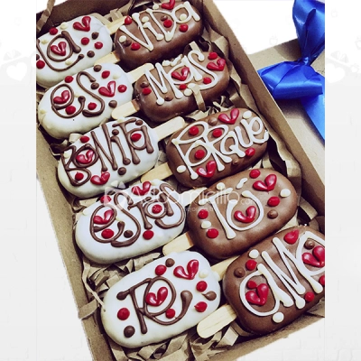 Paletas de Brownie para San Valentín a Domicilio en Cali Pedido Con Un Día De Anticipación