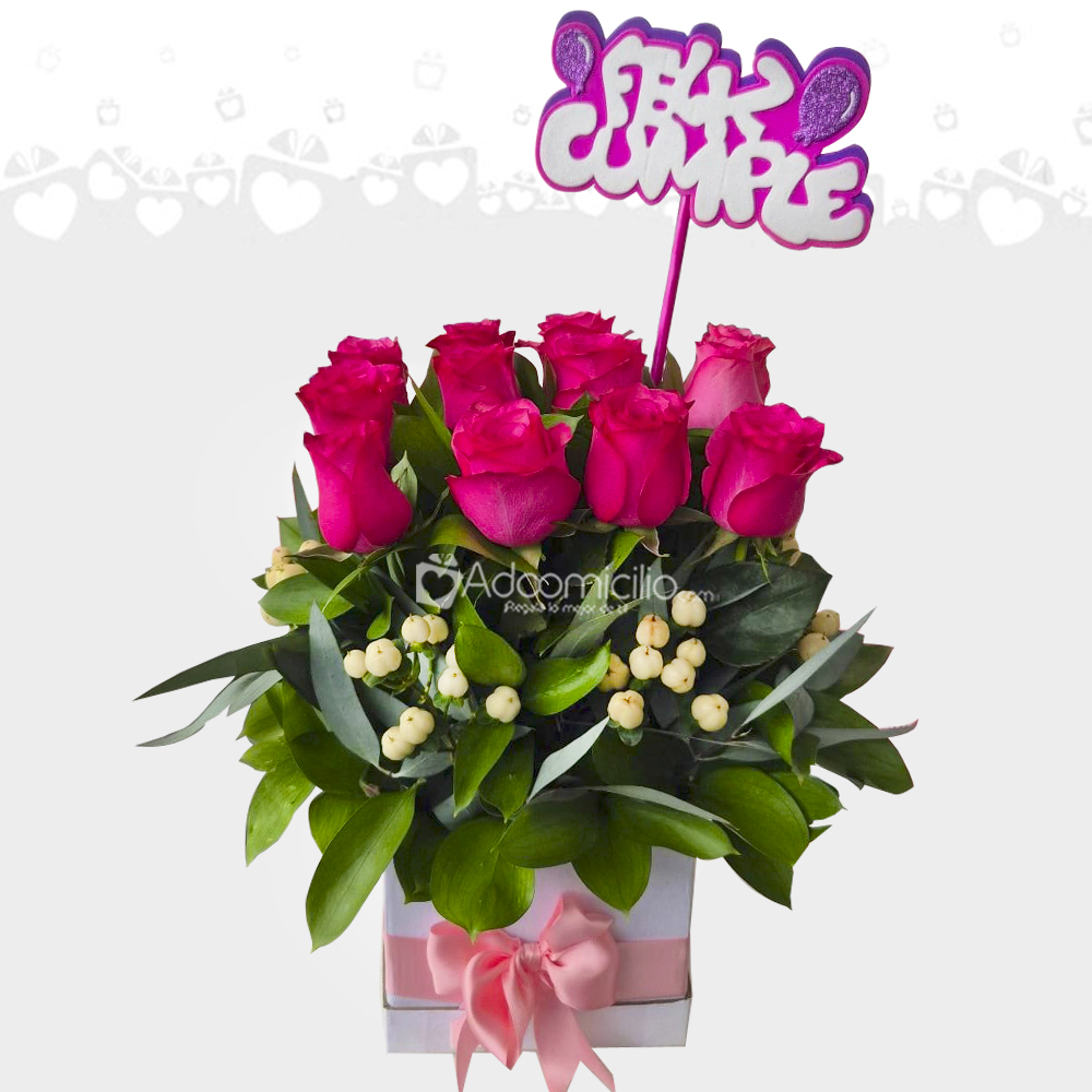 Rosas Para Cumpleaños A Domicilio En Bogotá Pedido Con Un Día De Anticipación 