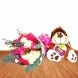  Regalos a domicilio en Bogotá Bouquet Rosas con Peluche