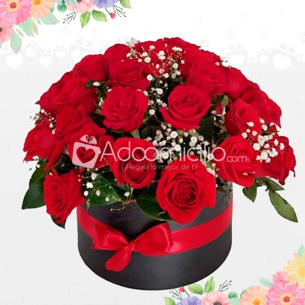 Regalos Dia De La Mujer Caja De Rosas x 24 A Domicilio En Cali
