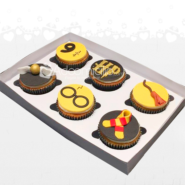 Harry Potter Estuche De Cupcakes x 6 A Domicilio En Cartagena