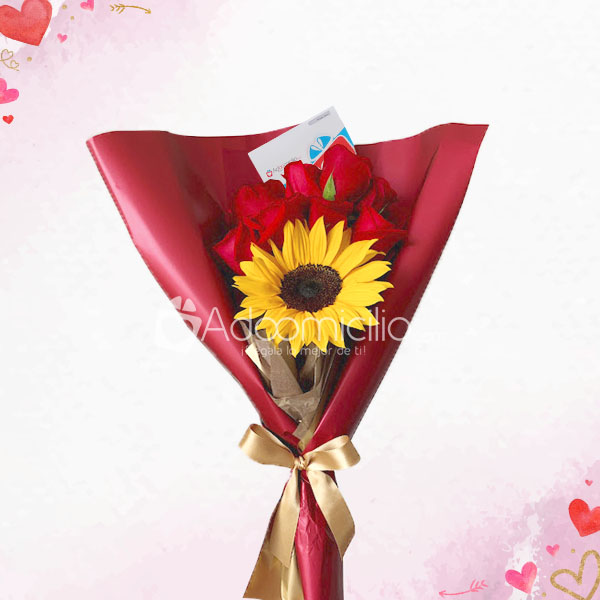 Girasol y Rosas Regalos Para Toda Ocasión A Domicilio En Armenia Pedido Con Un Dia De Anticipado