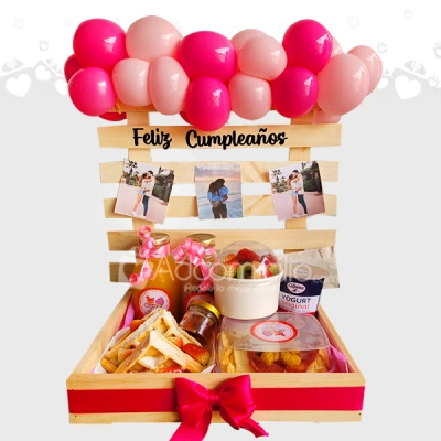 Desayuno sorpresa Momentos Regalo de cumpleaños para pareja pedido con un día de anticipación