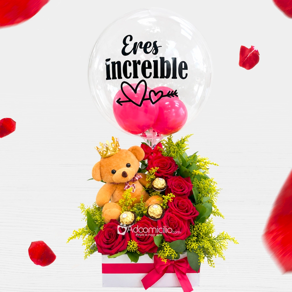 Rosas Y Peluche Para Amor Y Amistad A Domicilio En Cali Pedido Con Un Día De Anticipación 