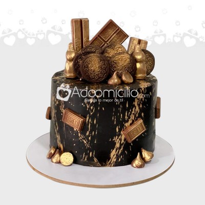 Torta Lavacake blackparty 5  porciones Sabor a chocolate