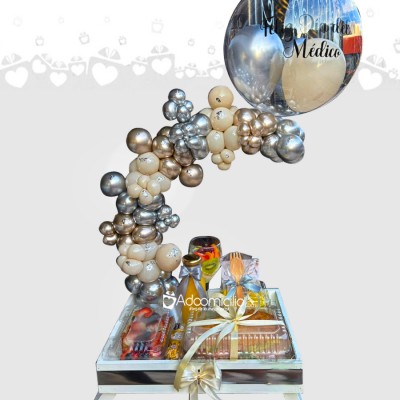 Super Desayuno Sorpresa Con Globos Para Cumpleaños A Domicilio En Villavicencio Pedido Con Un Día De Anticipación 