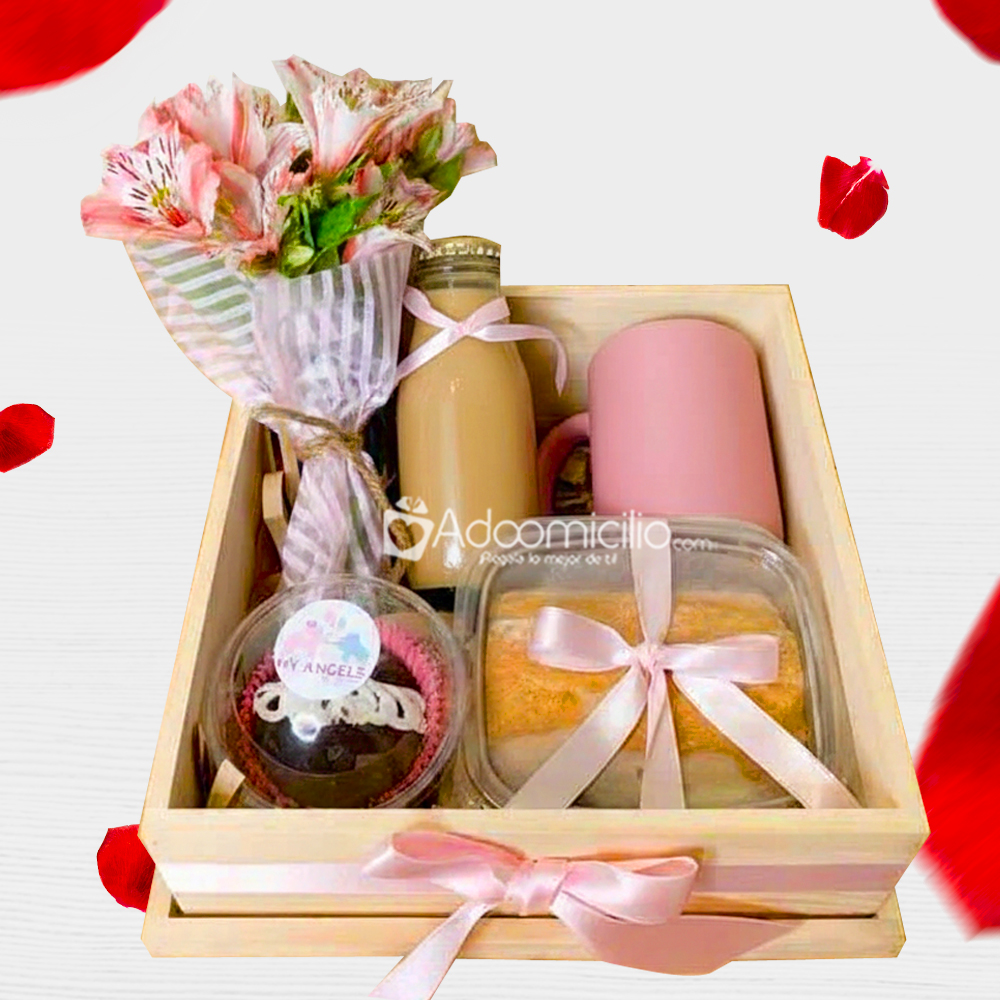 Desayuno Sorpresa De San Valentín Para Mujer A Domicilio En CDMX Pedido Con 2 Días De Anticipación 