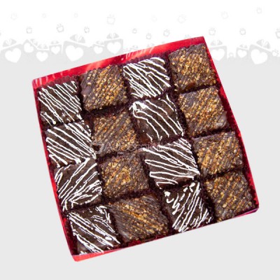 Caja Brownies X16 de Chocolate Regalo de cumpleaños