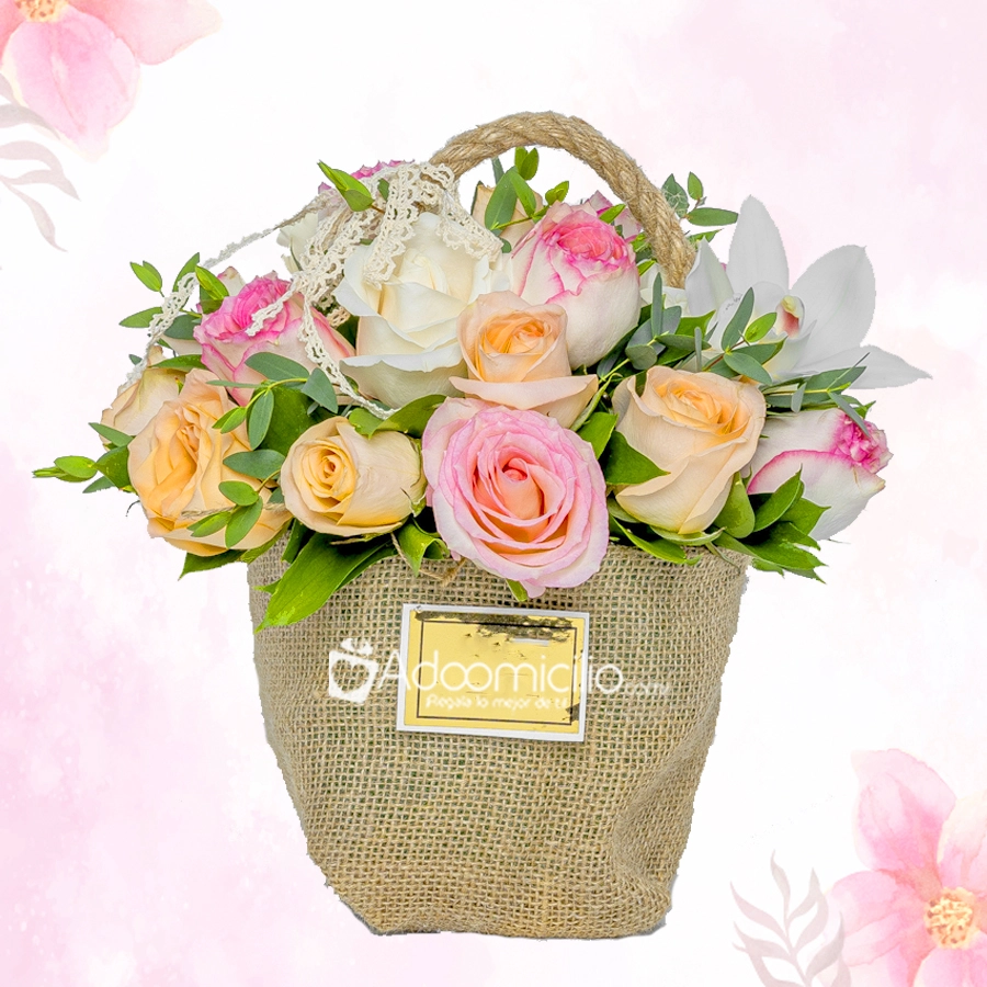 Rosas Y Orquídea Para El Día De La Madre A Domicilio En Medellín Pedido Con Un Día De Anticipación 