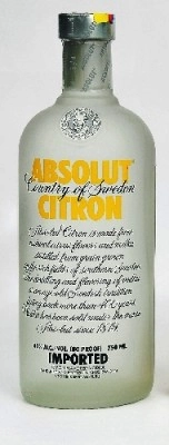 Vodka Absolut Citron - 750ml.a Domicilio en Cali